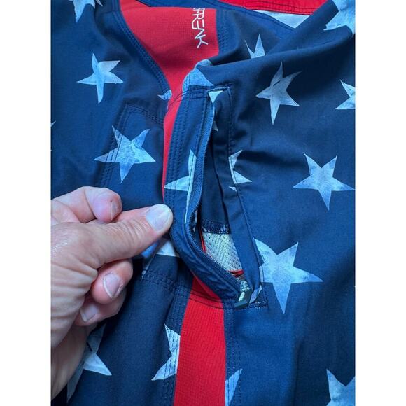 O'Neill Superfreak, size Men's 32; American Flag; Patriotic swim trunks; shorts - Picture 12 of 13